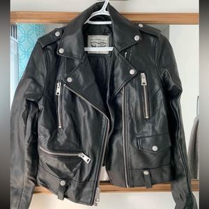 Levis leather jacket, size M